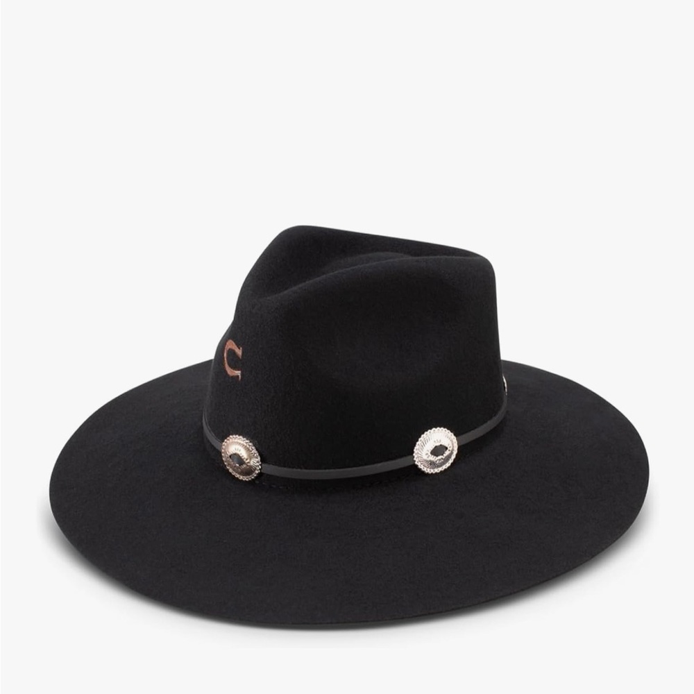 Charlie 1 Horse Traveler Hat Wool Felt‎ Crossover Size S Black